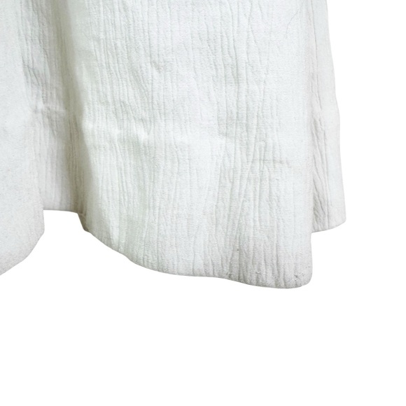 Rosetta Getty Cape Mini Dress White Flawed Size 6 - Picture 9 of 10